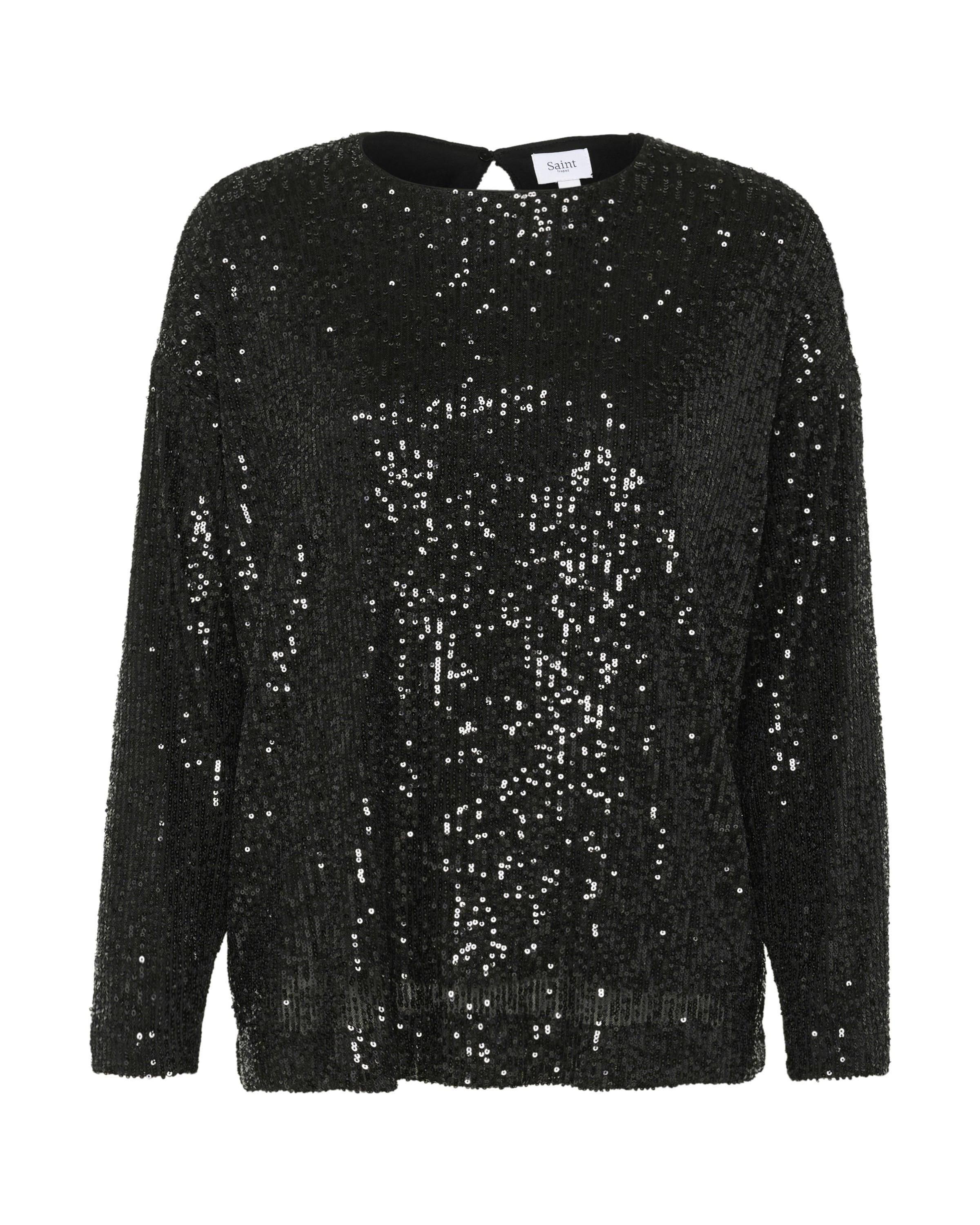 SAINT TROPEZ Bluse 'Reyana' i sort: forside