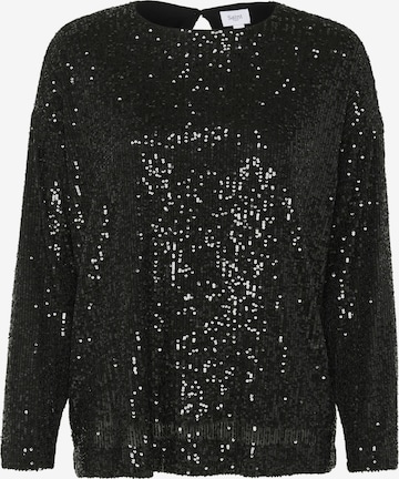 SAINT TROPEZ Blouse 'Reyana' in Zwart: voorkant