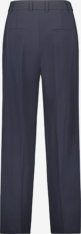 TAIFUN Wide leg Trousers with creases in Blue