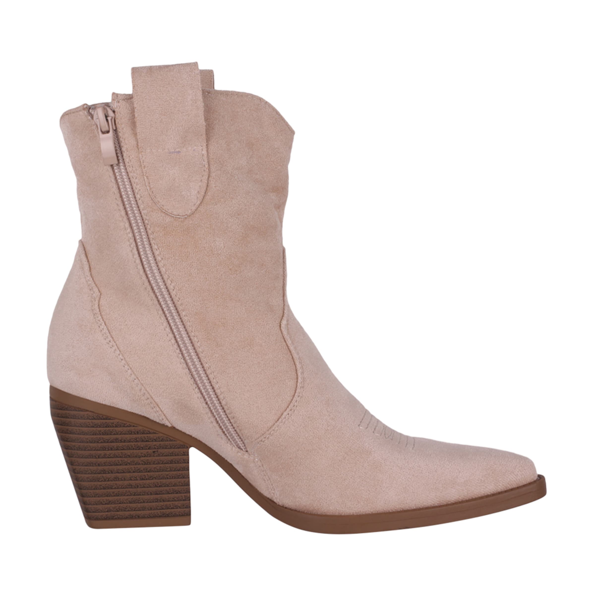 Elara Comwboystøvler i beige