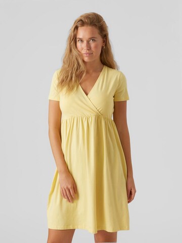 MAMALICIOUS Kleid 'Mia' in Gelb