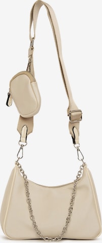 Sac à bandoulière Bagmori en beige : devant