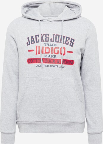 Sweat-shirt 'New Denim' JACK & JONES en gris : devant
