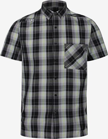 REGATTA Regular fit Athletic Button Up Shirt 'Kalambo V' in Grey: front