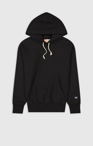 Champion Reverse Weave Sweatshirt in Schwarz: Vorderseite