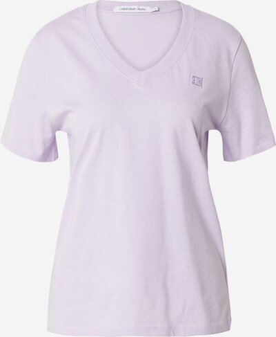 Calvin Klein Jeans T-Shirt in lavendel, Produktansicht
