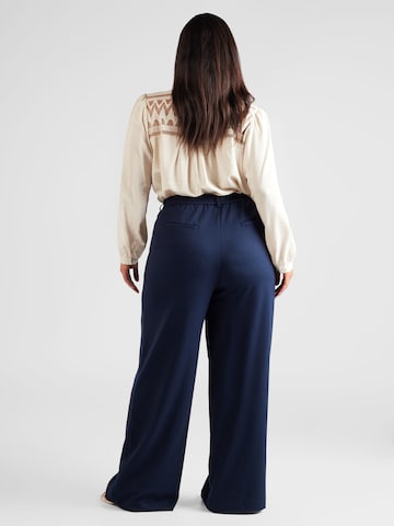 Object Curve Wide leg Trousers 'LISA' in Blue