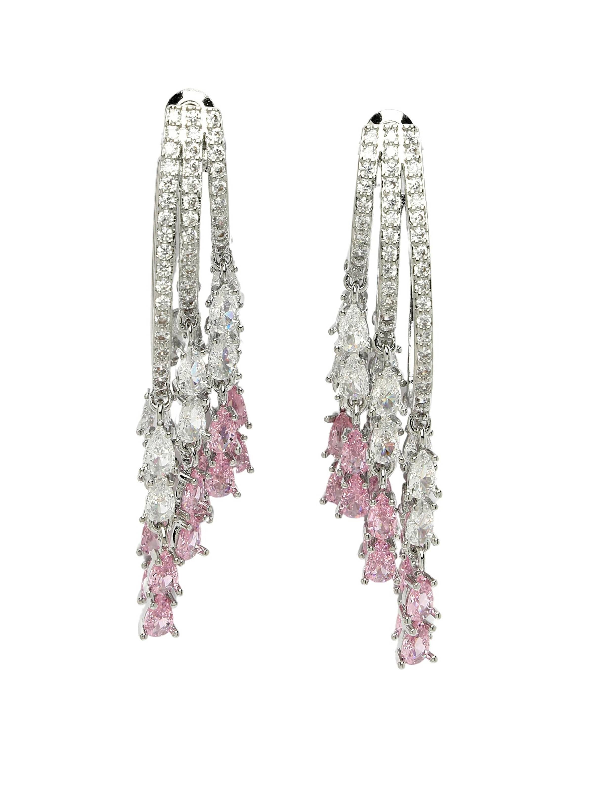 AVANT-GARDE PARIS Oorbellen 'Quintana' in Zilver: voorkant