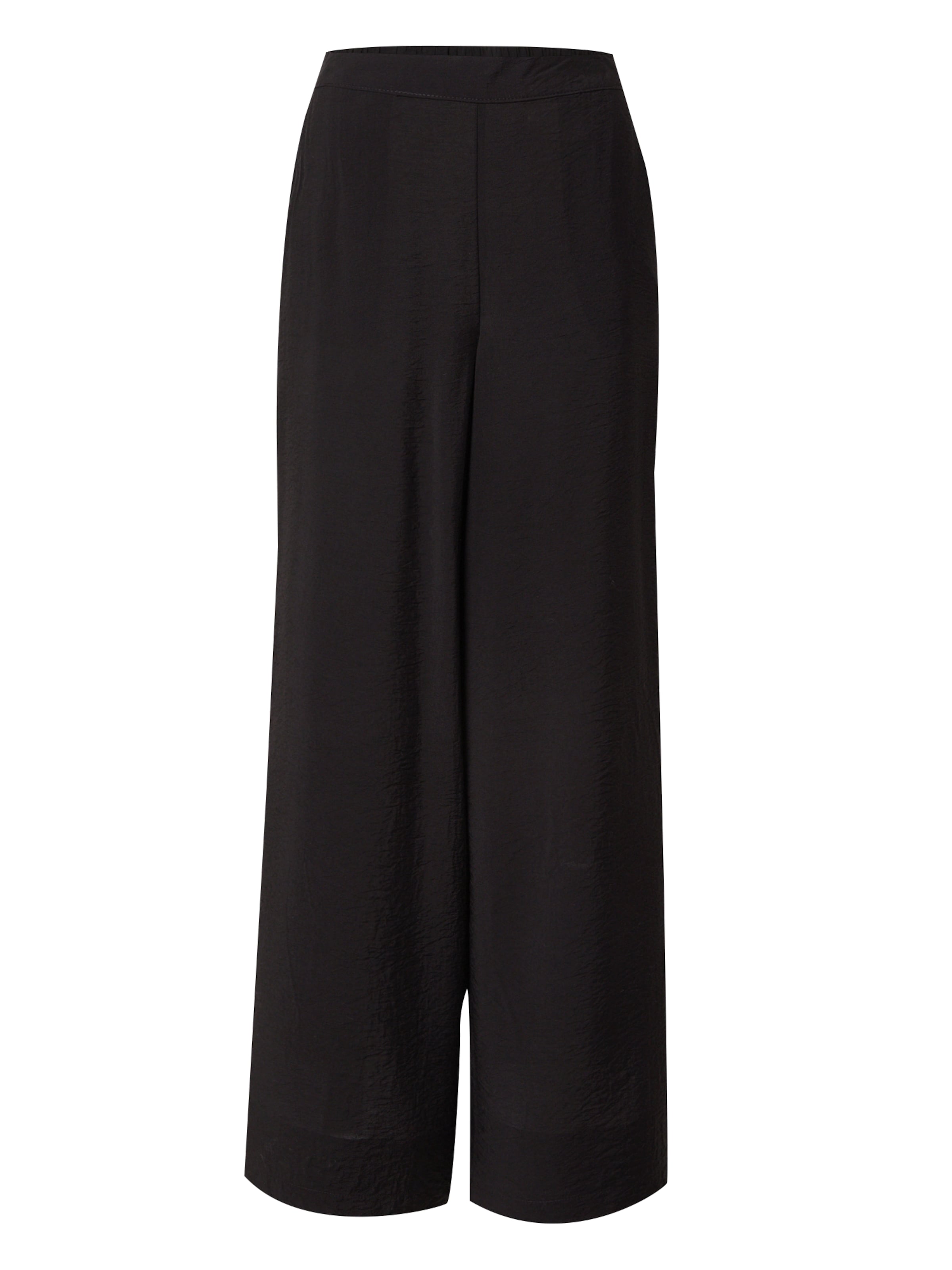 Wide Leg Pantalon s.Oliver en noir : devant