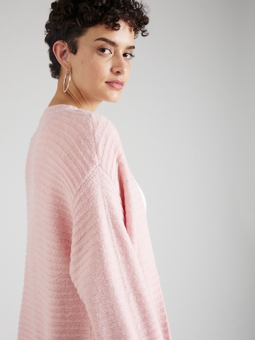 ABOUT YOU Knit Cardigan 'Theodora' in Pink
