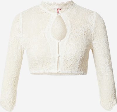 SPIETH & WENSKY Blouse folklorique en blanc, Vue avec produit