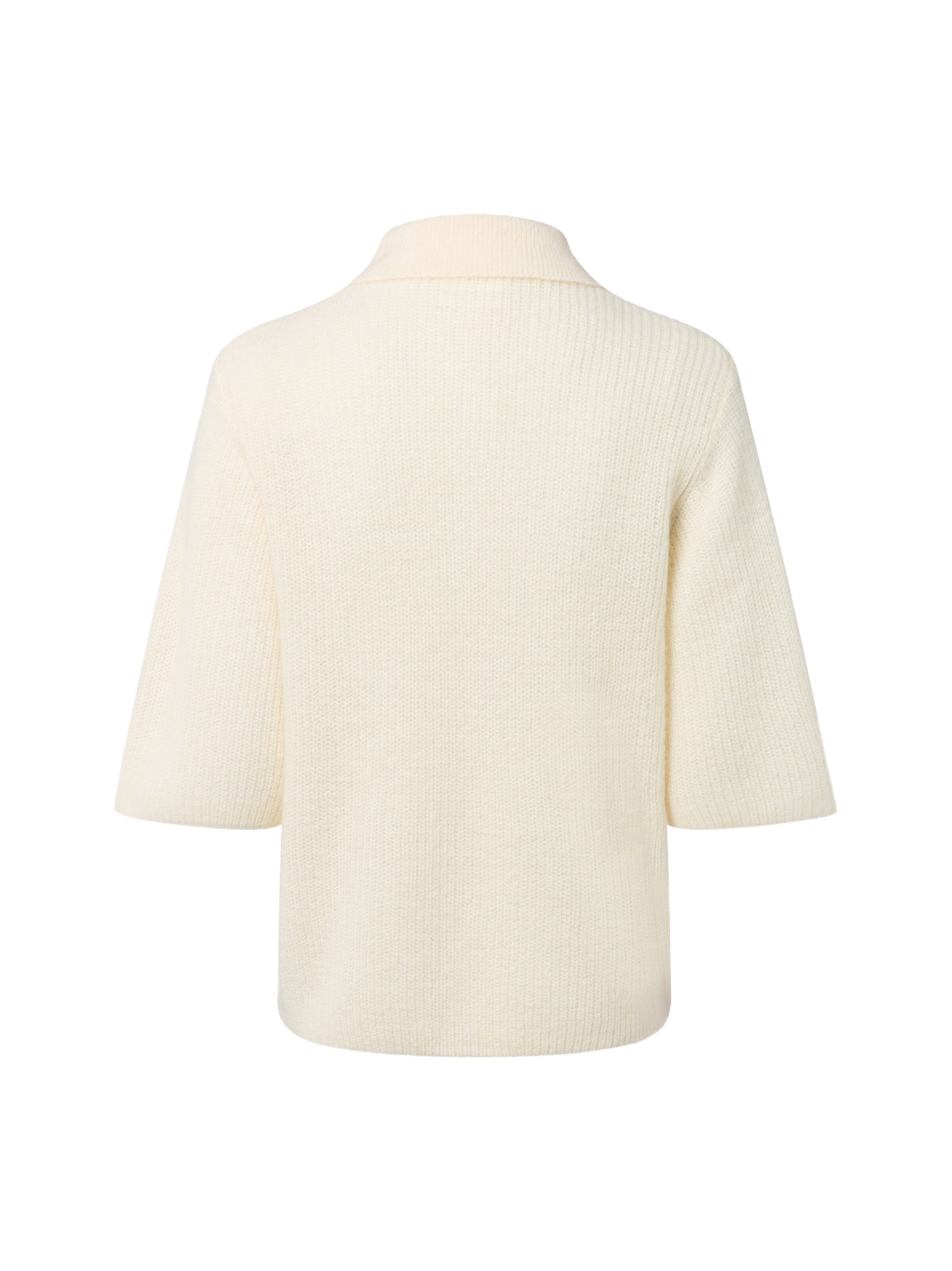 FYNCH-HATTON Strickjacke mit Alpaka-Anteil in Weiß