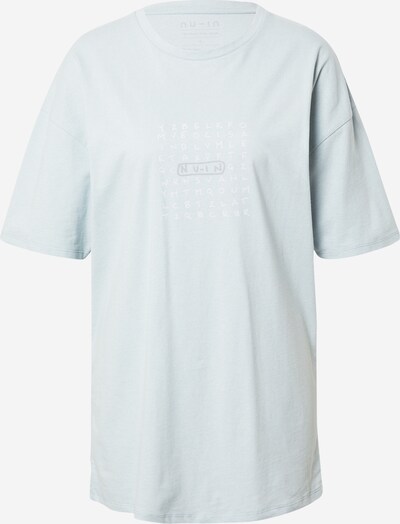 NU-IN Camiseta en gris / menta / blanco, Vista del producto