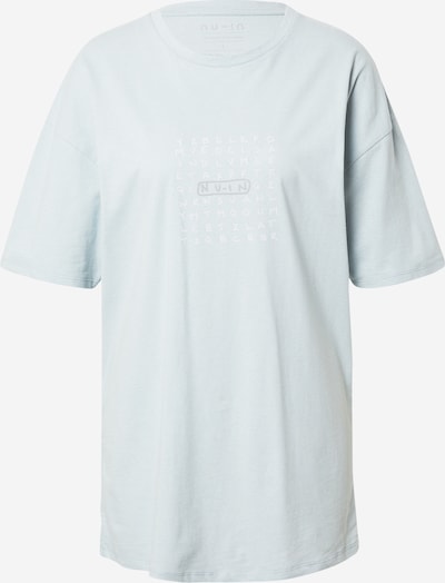 NU-IN Shirt in de kleur Grijs / Mintgroen / Wit, Productweergave
