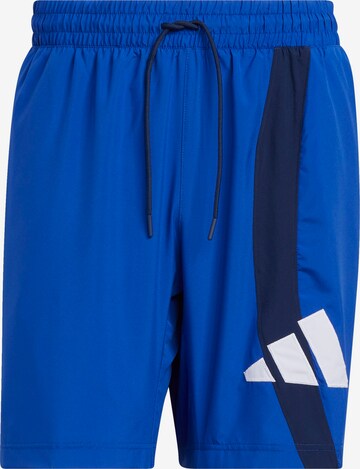 ADIDAS PERFORMANCE Regular Workout Pants 'Madness 3.0' in Blue: front