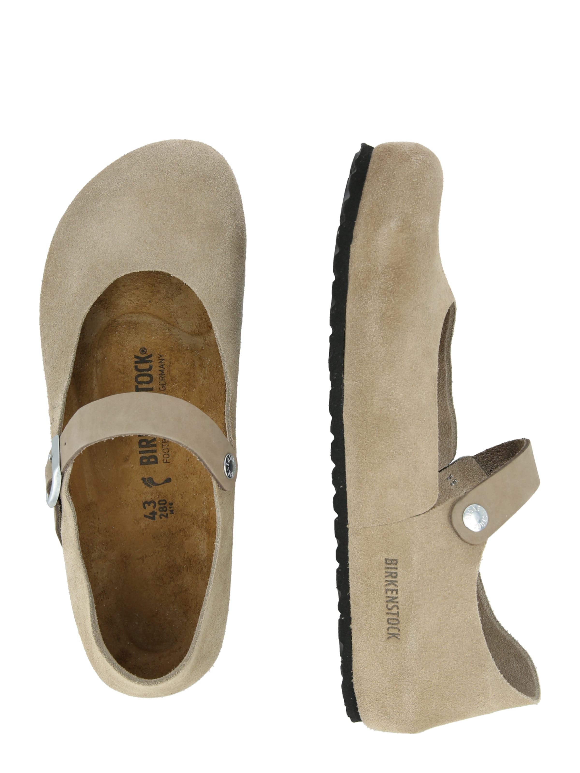 Ballerina con cinturino 'Mantova' di BIRKENSTOCK in grigio