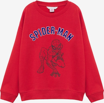 MANGO KIDS Sweatshirt 'SPIDER' in Red: front