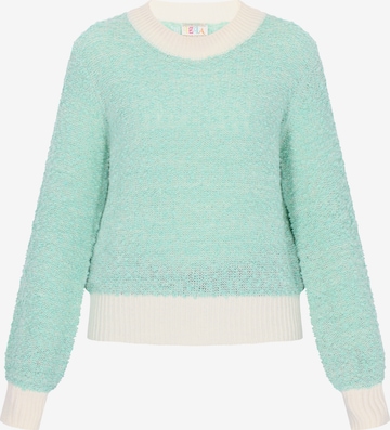 Pull-over IZIA en vert : devant