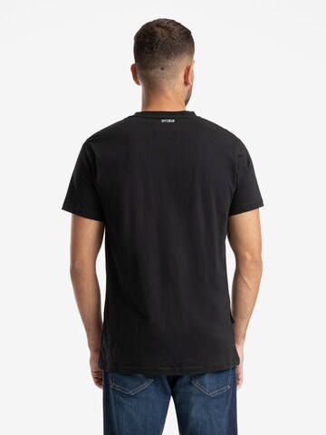 SPITZBUB Shirt 'Günther' in Black