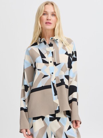 b.young Bluse 'BYFAVIA' in Beige: Vorderseite