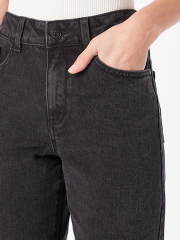 OBJECT Wide leg Jeans 'MARINA' in Zwart