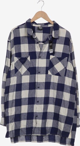 Urban Classics Button Up Shirt in XXL in Blue: front