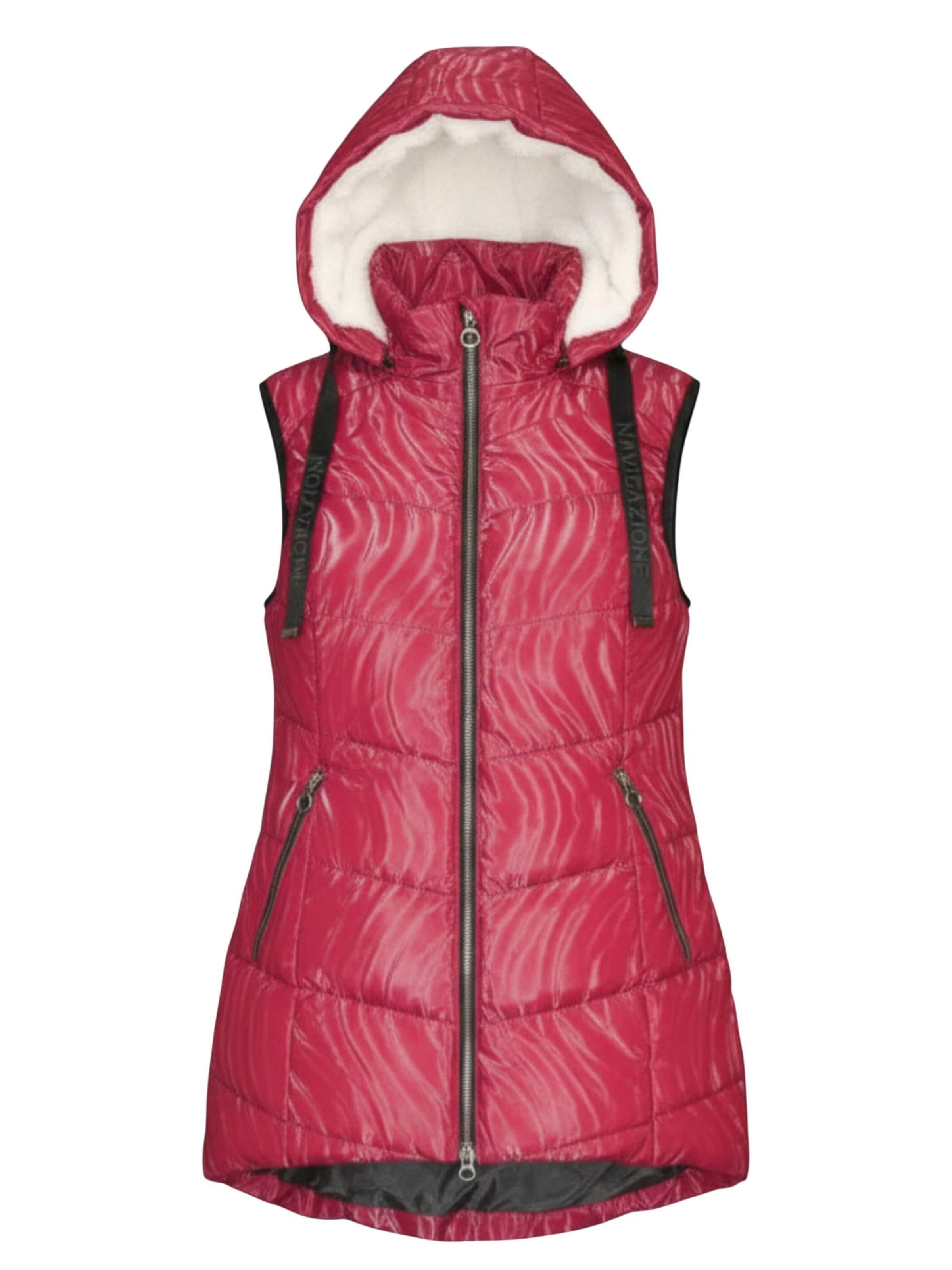 Navigazione Bodywarmer in Rood: voorkant