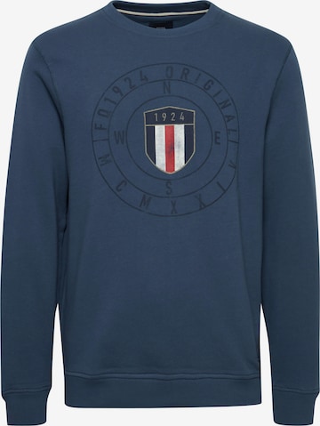 FQ1924 Sweatshirt 'Birge' in Blauw: voorkant