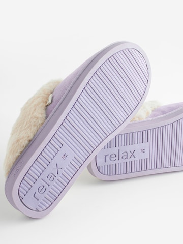 Next Slippers in Purple