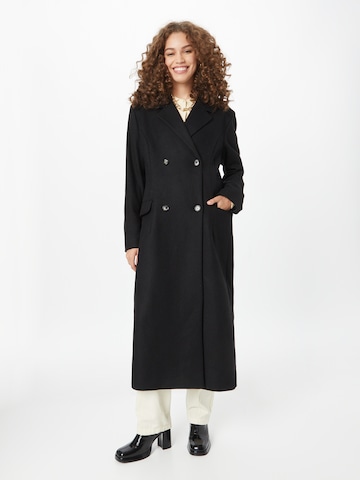 Designers Remix Between-Seasons Coat 'Milano' in Black: front