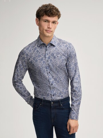 JOOP! Slim fit Button Up Shirt 'Pit' in Blue: front