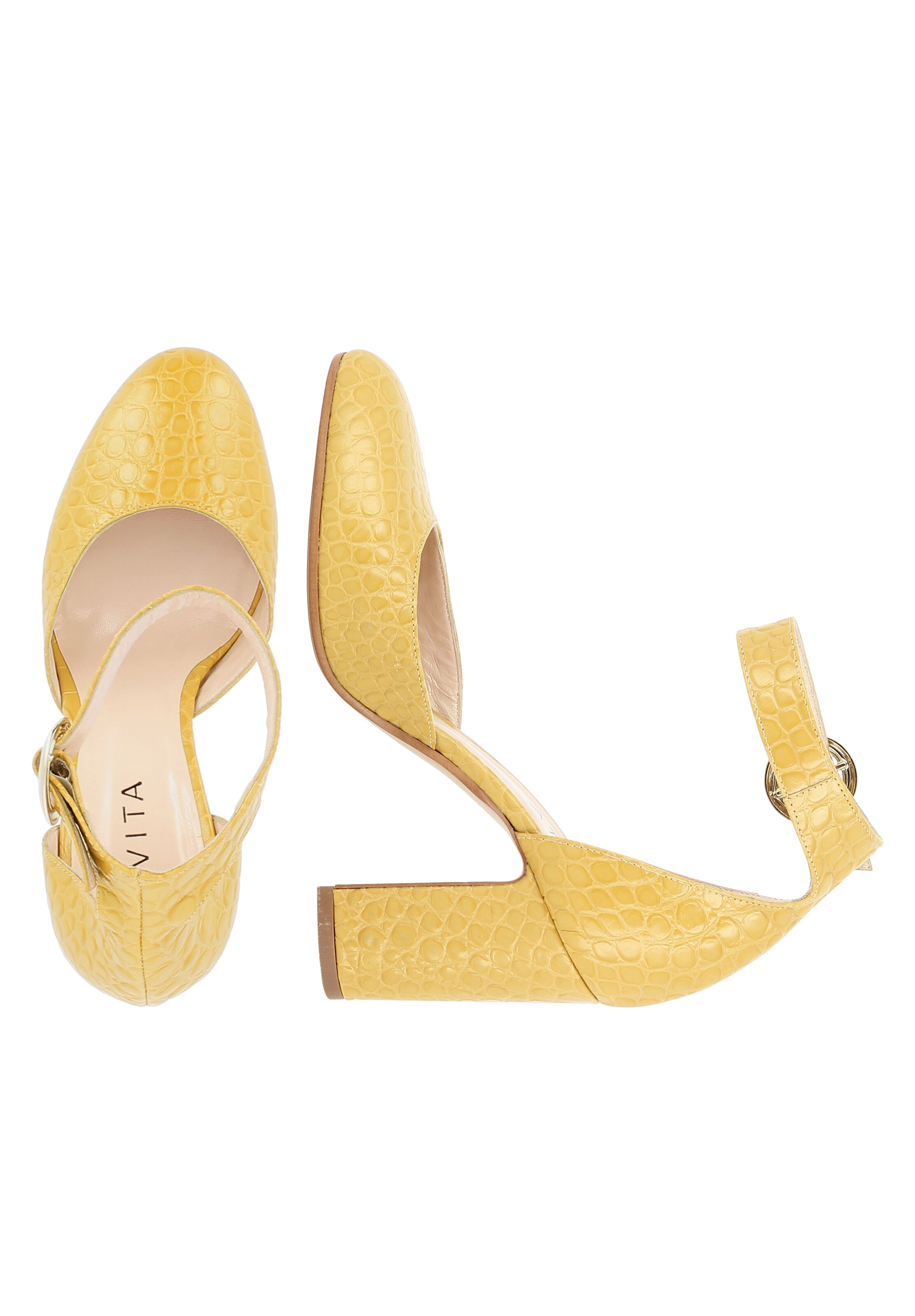 EVITA Slingback pumps in Yellow