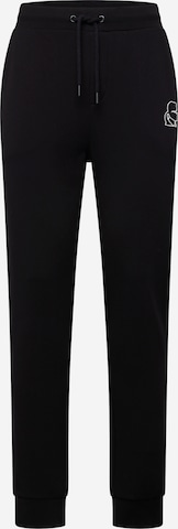 Karl Lagerfeld Zúžený Kalhoty – černá: přední strana