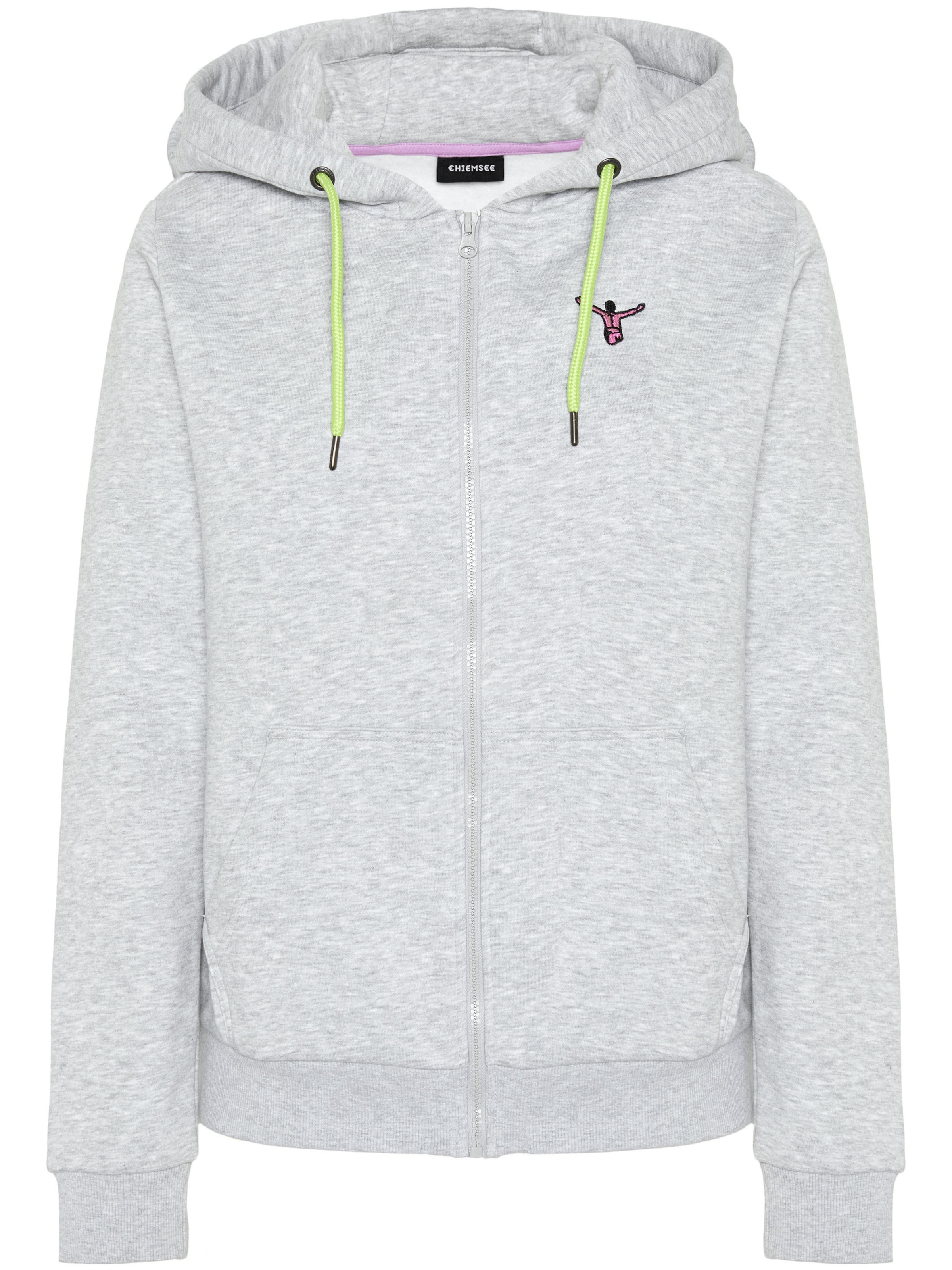 CHIEMSEE Sweatjacke in Grau: Vorderseite