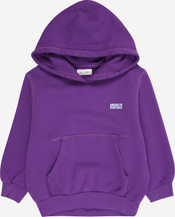 AMERICAN VINTAGE Sweatshirt 'IZUBIRD' in Purple: front