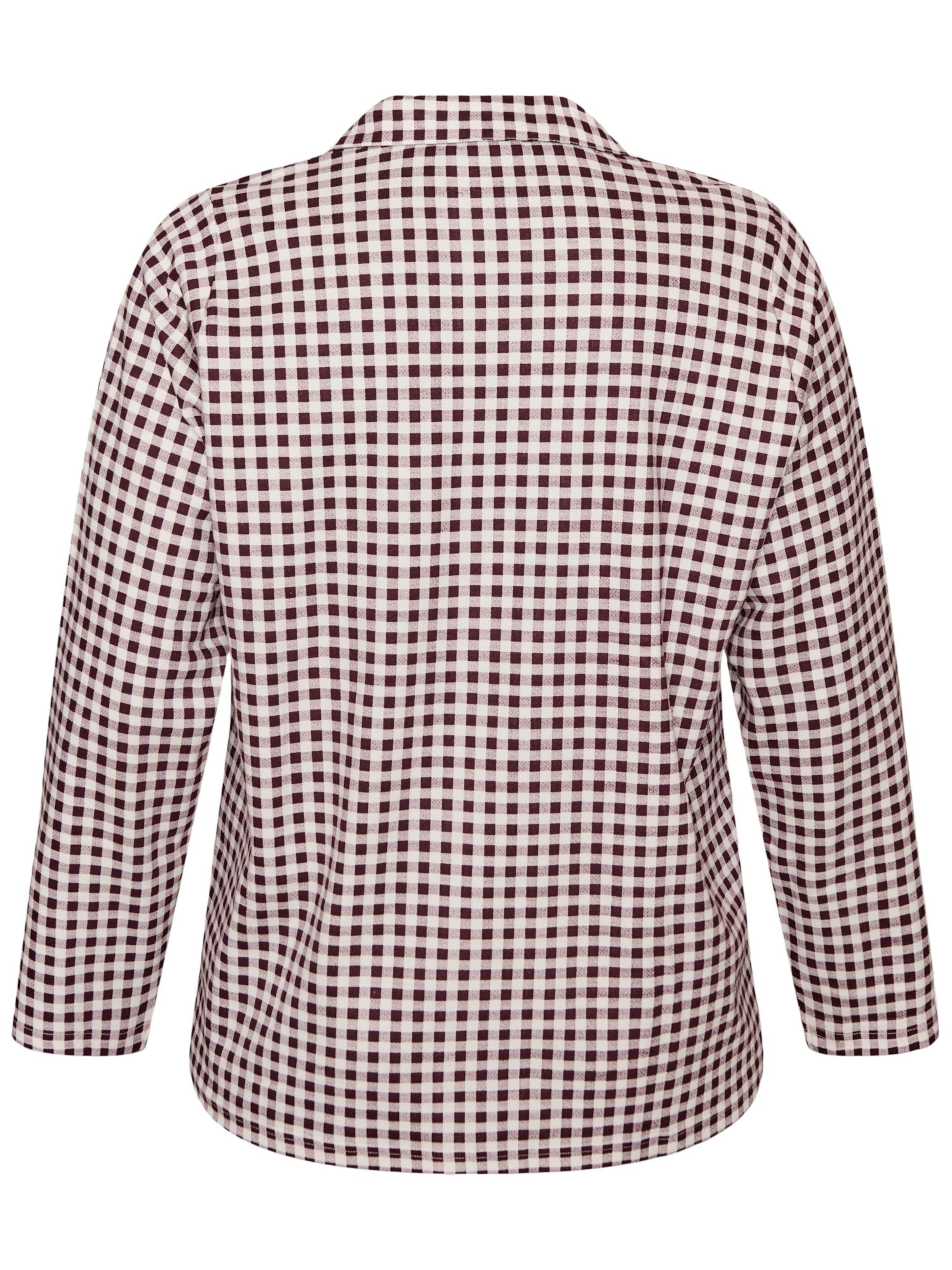Chemise de nuit 'TANJI' Zizzi en rouge