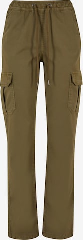 Pantaloni cargo di Urban Classics in verde: frontale