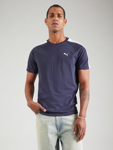 T-Shirt 'T7' PUMA en bleu : devant