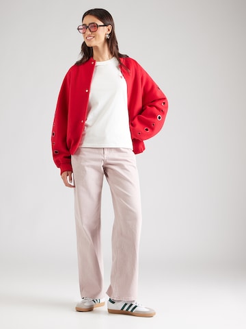 ONLY Μπλουζάκι 'ONLHAPPY' σε λευκό