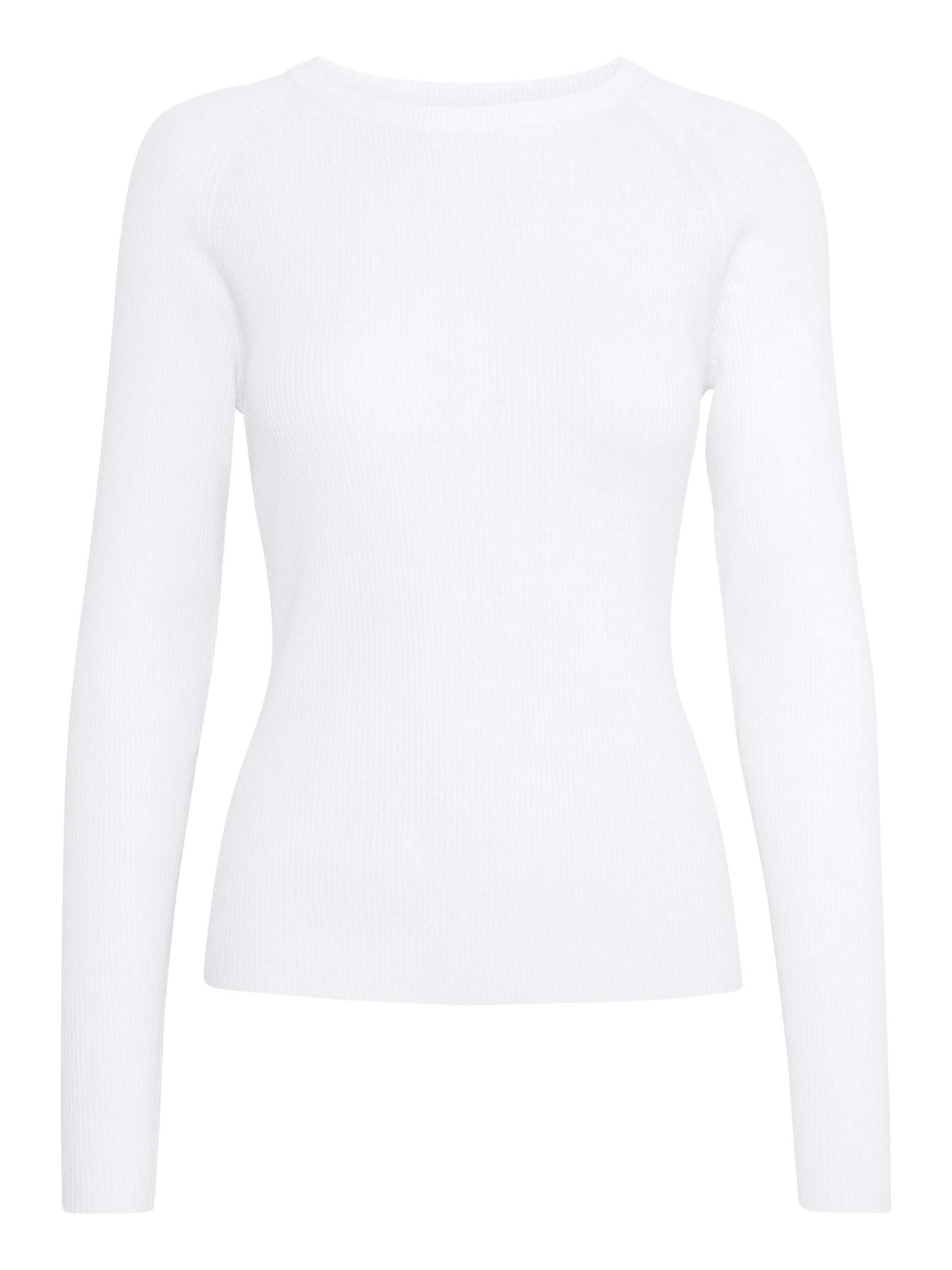 b.young Pullover 'BYMmmorla' in Weiß: Vorderseite