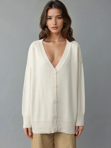 Cardigan My fashion en blanc : devant