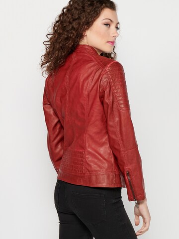 KOROSHI Between-Season Jacket in Red