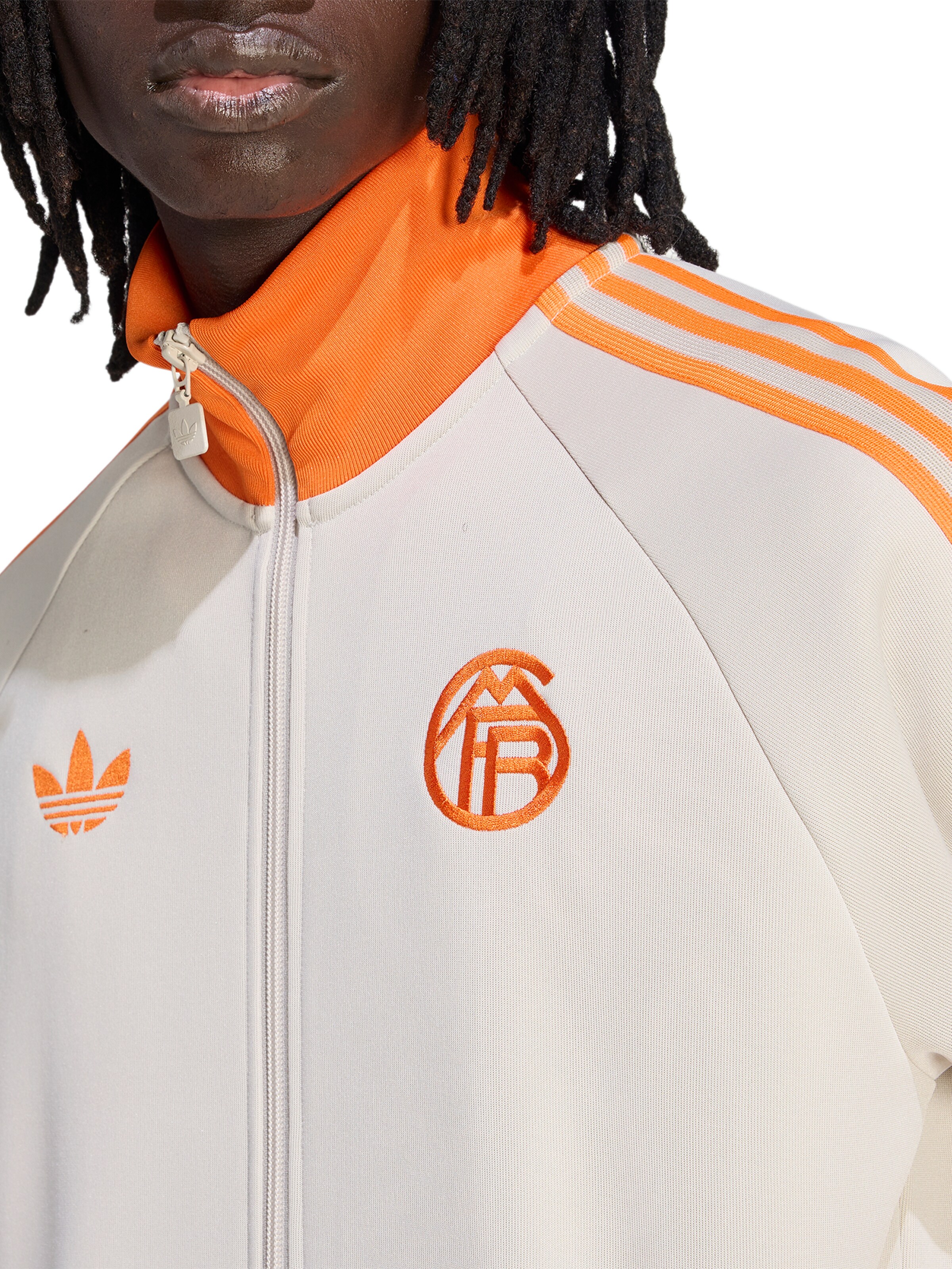 smėlio ADIDAS PERFORMANCE Sportinė striukė 'FC Bayern'