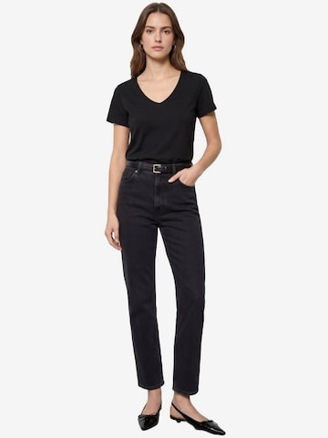LTB Jeans - Camiseta 'LTB Jeans Damen Stretch-T-Shirt mit V-Ausschnitt' en negro