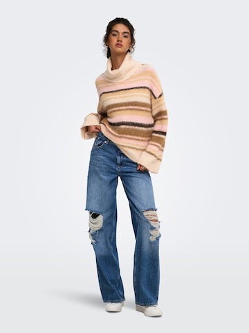 Pull-over 'ONLPERIL' ONLY en beige