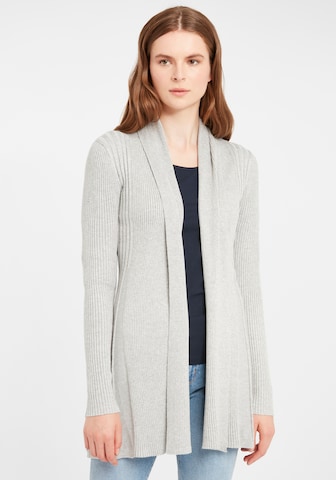 Fransa Knit Cardigan in Grey: front