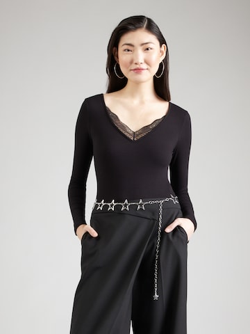 ABOUT YOU Блуза боди 'Diana' в черно: отпред