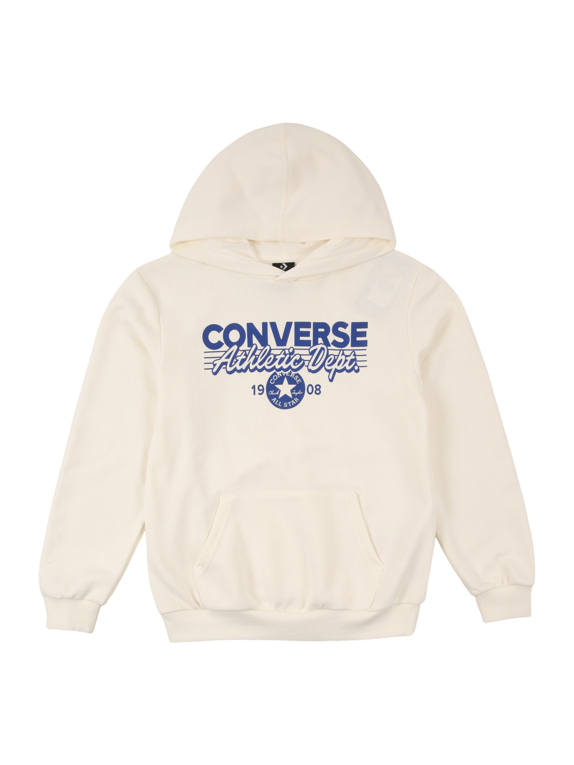 CONVERSE Свитшот в Бежевый: спереди