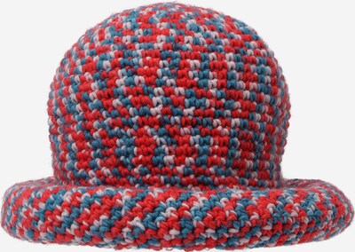 Megzta kepurė 'Kate' iš OUT OF ORBIT, spalva – mėlyna / alyvinė spalva / raudona, Prekių apžvalga