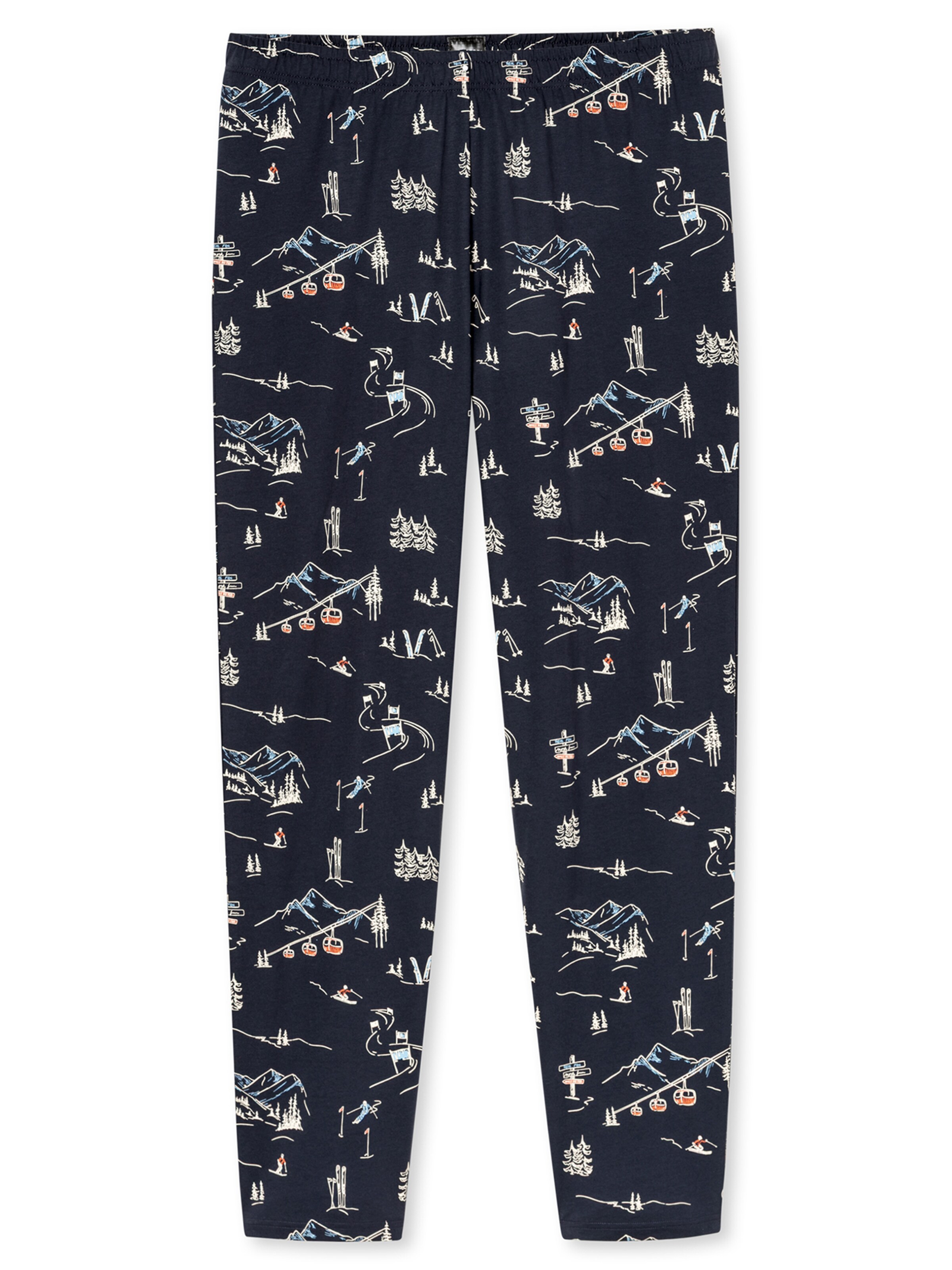 Pyjama long ' Family ' SCHIESSER en bleu
